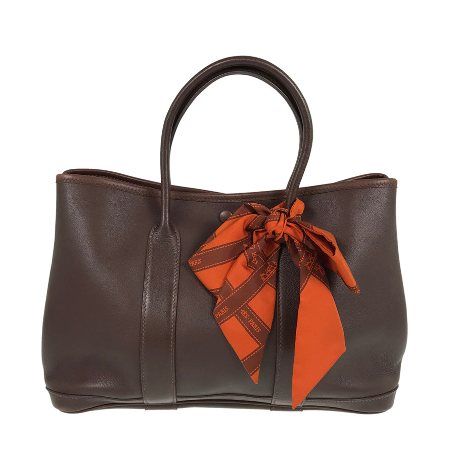 HERMES Garden party TPM ?I stamped 2005 with Twilly Tote Bag