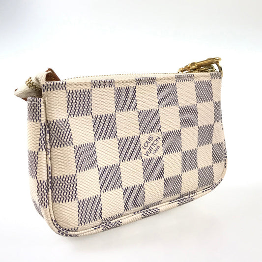 LOUIS VUITTON Damier Azur Mini Pochette Accessoires N58010 Pouch