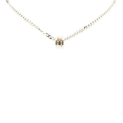 Gucci Silver Cutout G Ring Necklace