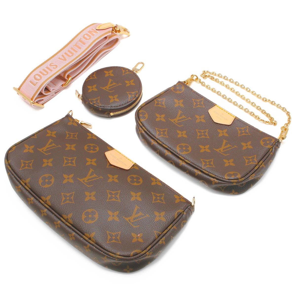 Louis Vuitton Multi Pochette Accessoire Shoulder Pouch Bag