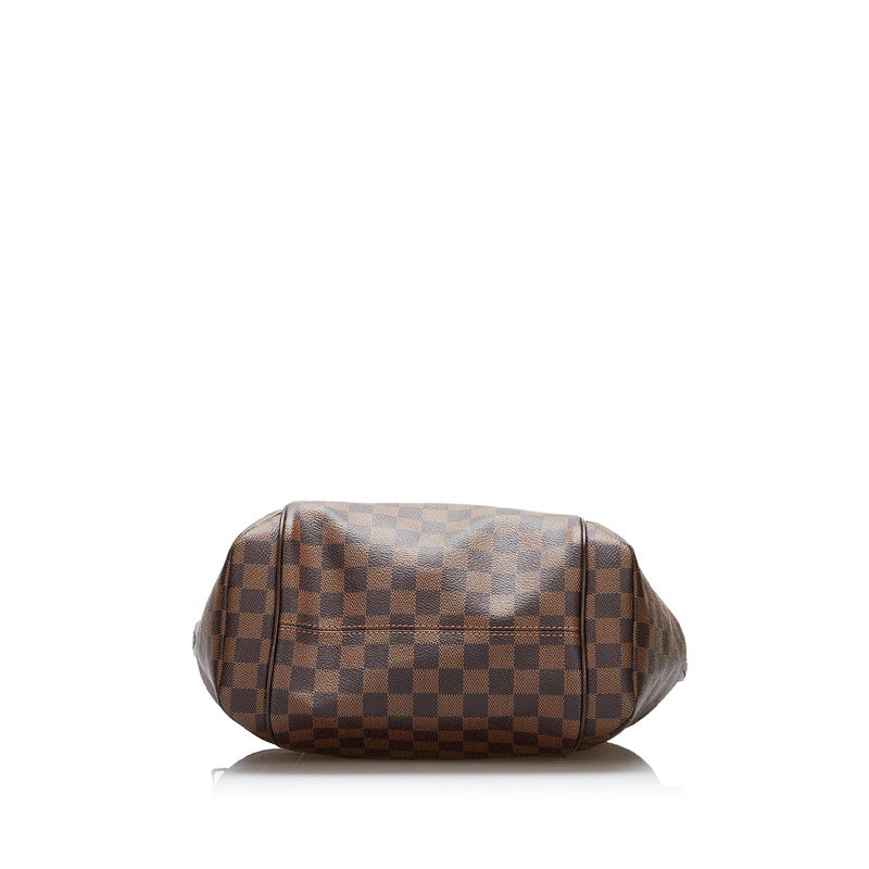 Louis Vuitton Damier Totally PM Handbag Tote Bag Ebene Brown PVC Leather
