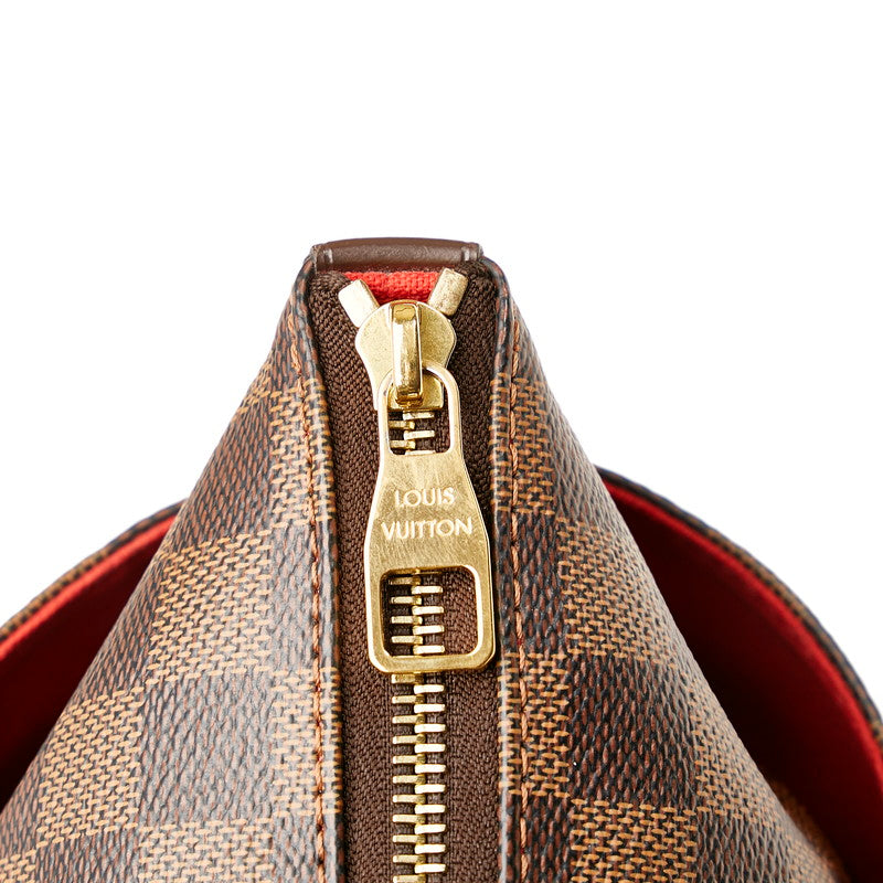 Louis Vuitton Damier Totally PM Handbag Tote Bag Ebene Brown PVC Leather