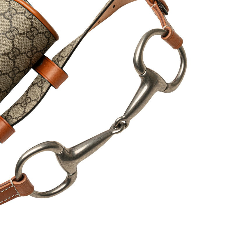 Gucci GG Supreme Bamboo PVC Leather Belt Bag