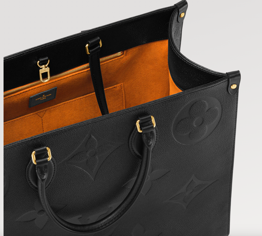 LU VI -  ON THE GO EMPREINTE LEATHER TOTE BAG