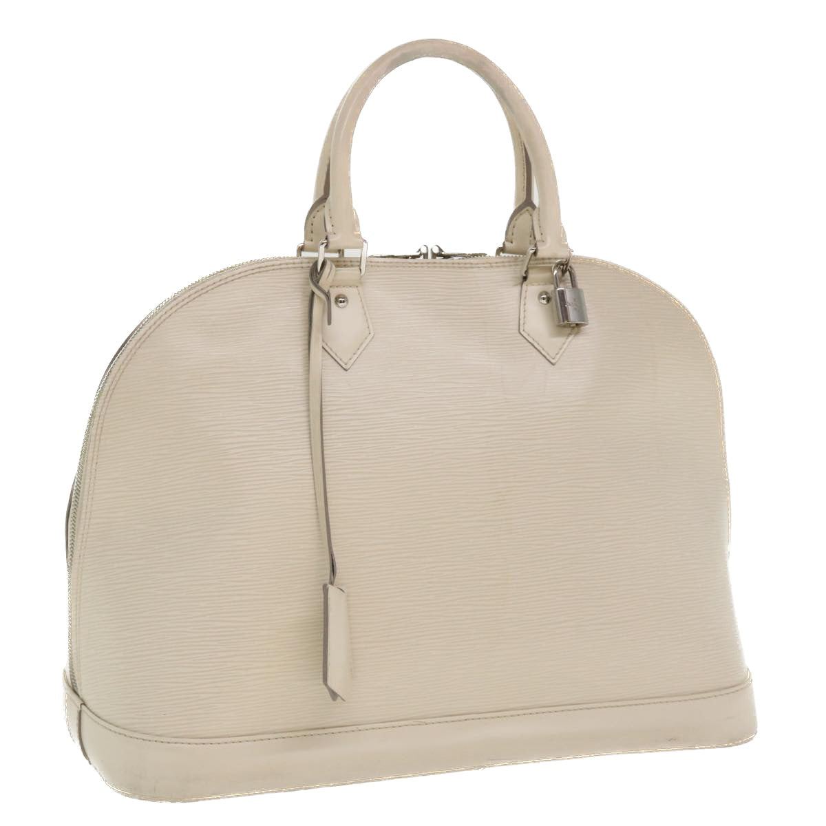 LOUIS VUITTON Epi Alma GM Hand Bag White Yvoire M4032J LV Auth lt722