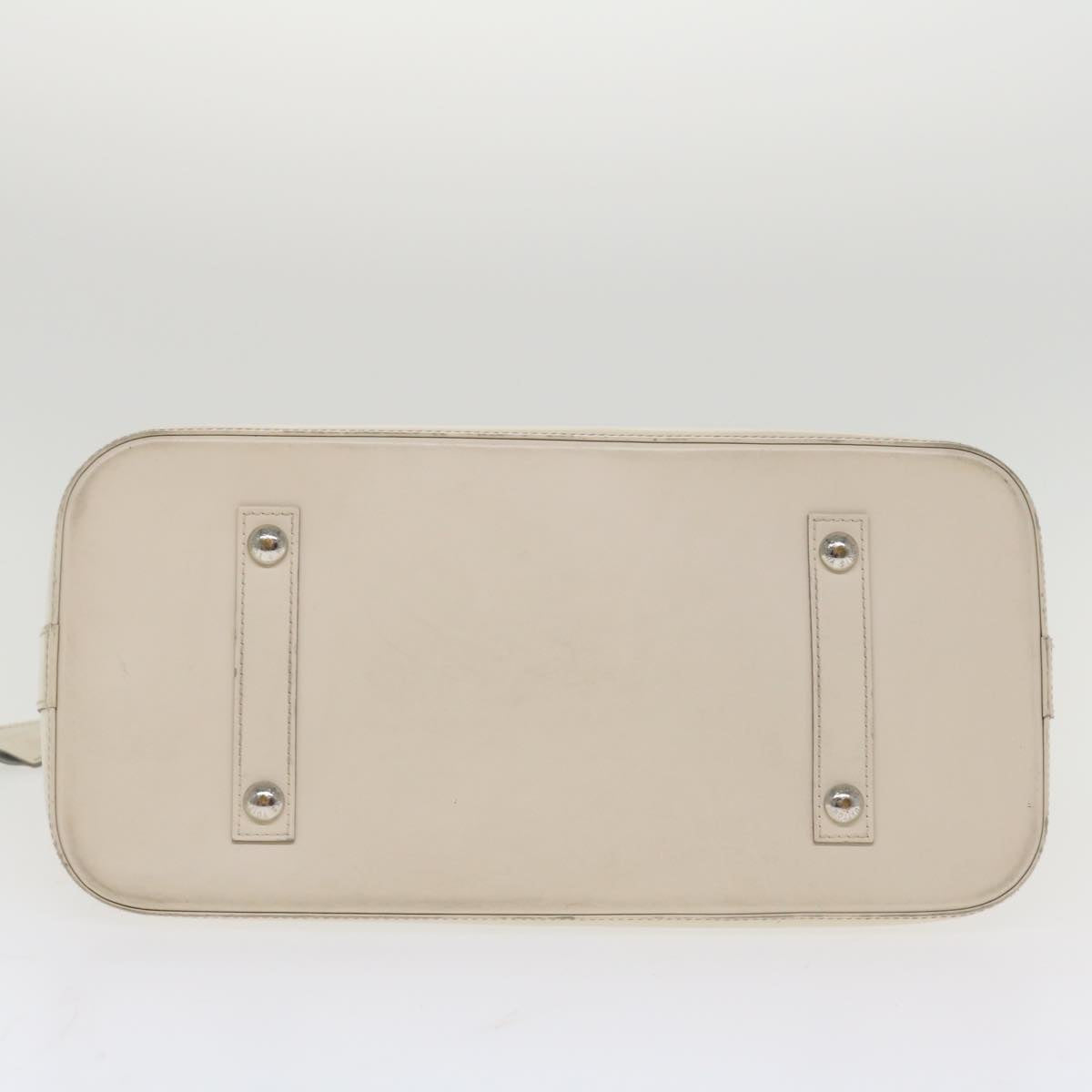LOUIS VUITTON Epi Alma GM Hand Bag White Yvoire M4032J LV Auth lt722