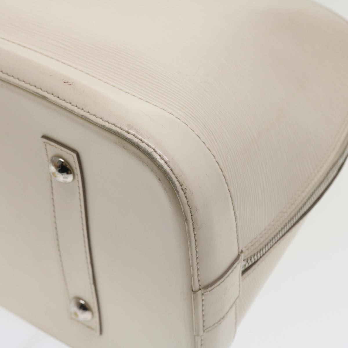 LOUIS VUITTON Epi Alma GM Hand Bag White Yvoire M4032J LV Auth lt722