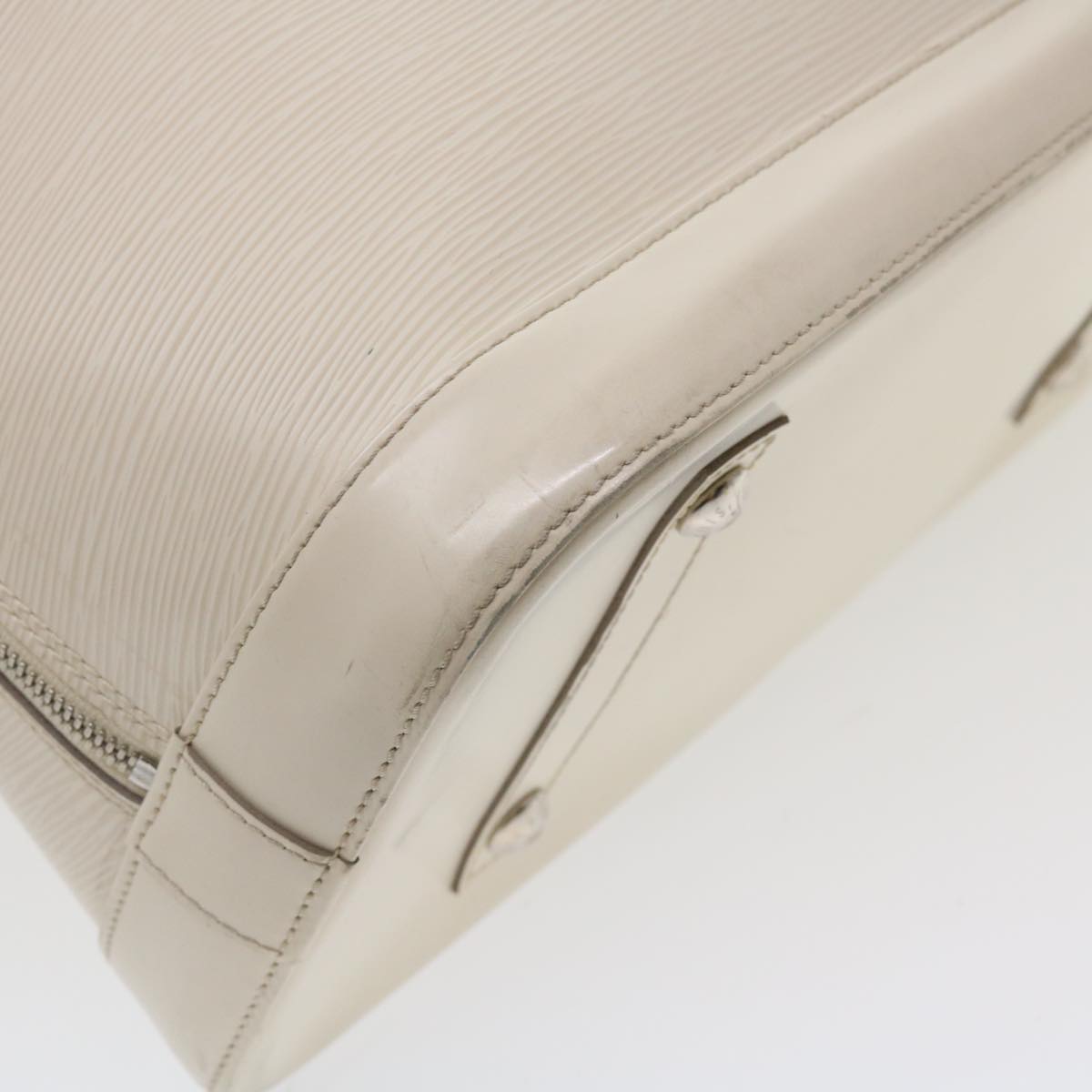 LOUIS VUITTON Epi Alma GM Hand Bag White Yvoire M4032J LV Auth lt722