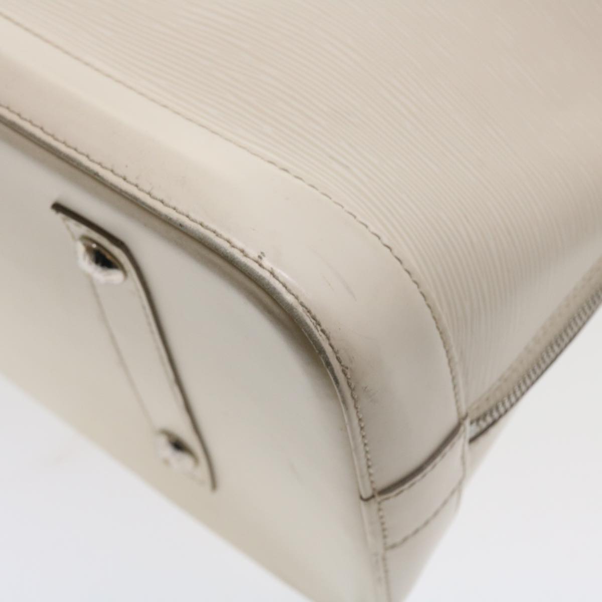 LOUIS VUITTON Epi Alma GM Hand Bag White Yvoire M4032J LV Auth lt722