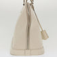 LOUIS VUITTON Epi Alma GM Hand Bag White Yvoire M4032J LV Auth lt722