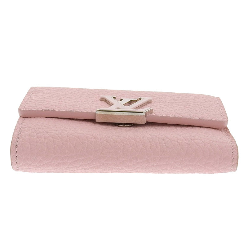 Louis Vuitton Portefeuille Capucines Trifold Wallet Pink