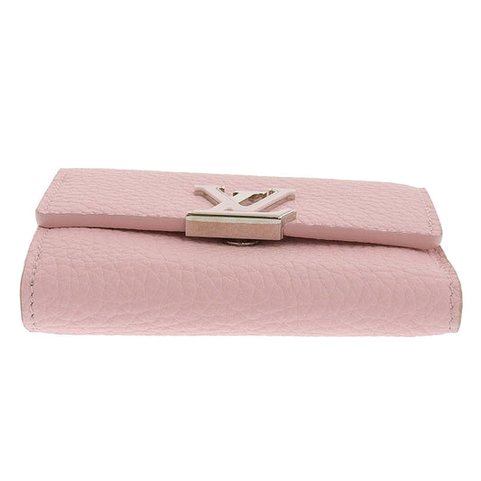 Louis Vuitton Portefeuille Capucines Trifold Wallet Pink