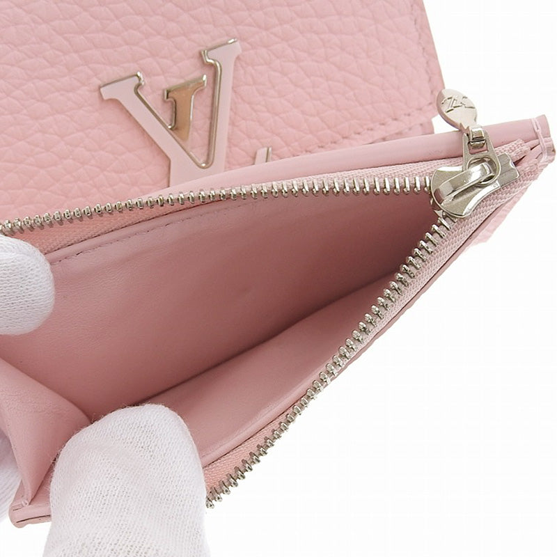 Louis Vuitton Portefeuille Capucines Trifold Wallet Pink