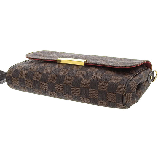 Louis Vuitton Damier Favorite MM 2Way Shoulder Bag Ebene