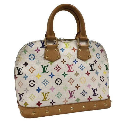 Louis Vuitton Alma PM Monogram Multicolor Handbag White