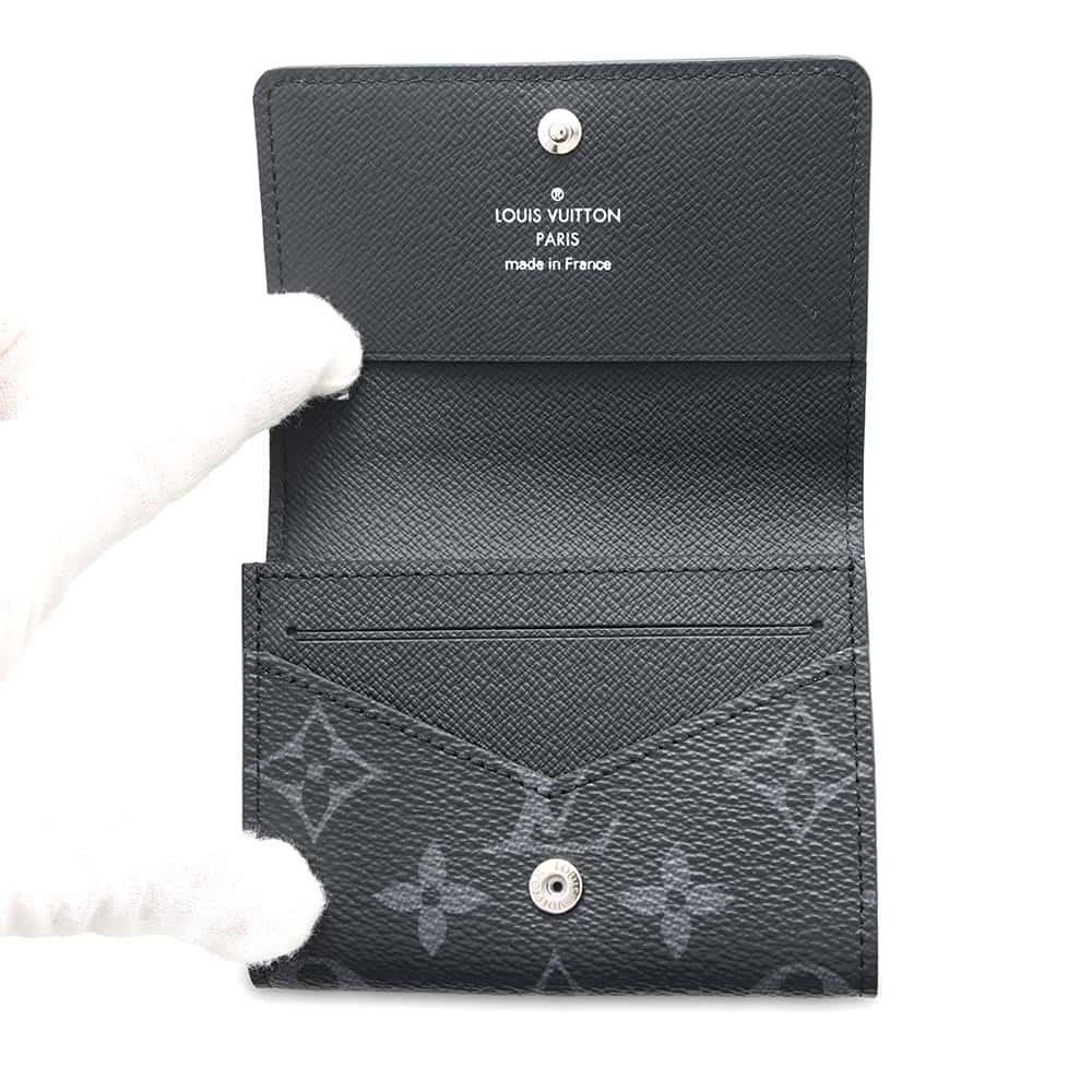 LOUIS VUITTON Buisiness Card Holder NoirM12874 Monogram Eclipse
