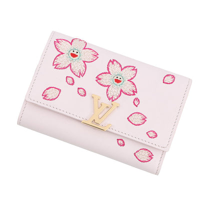 LOUIS VUITTON LV × TM Portefeuille Capucine Compact PinkM13445 Cherry Blossom