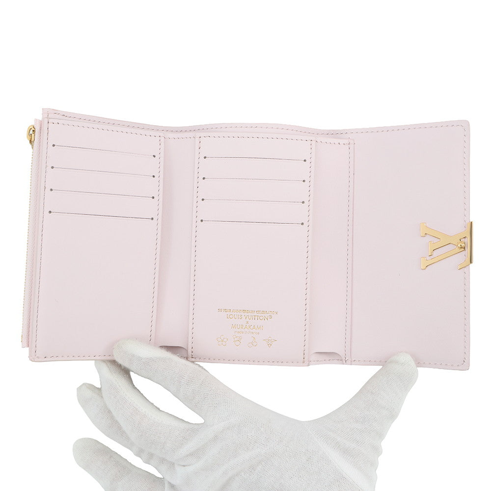 LOUIS VUITTON LV × TM Portefeuille Capucine Compact PinkM13445 Cherry Blossom