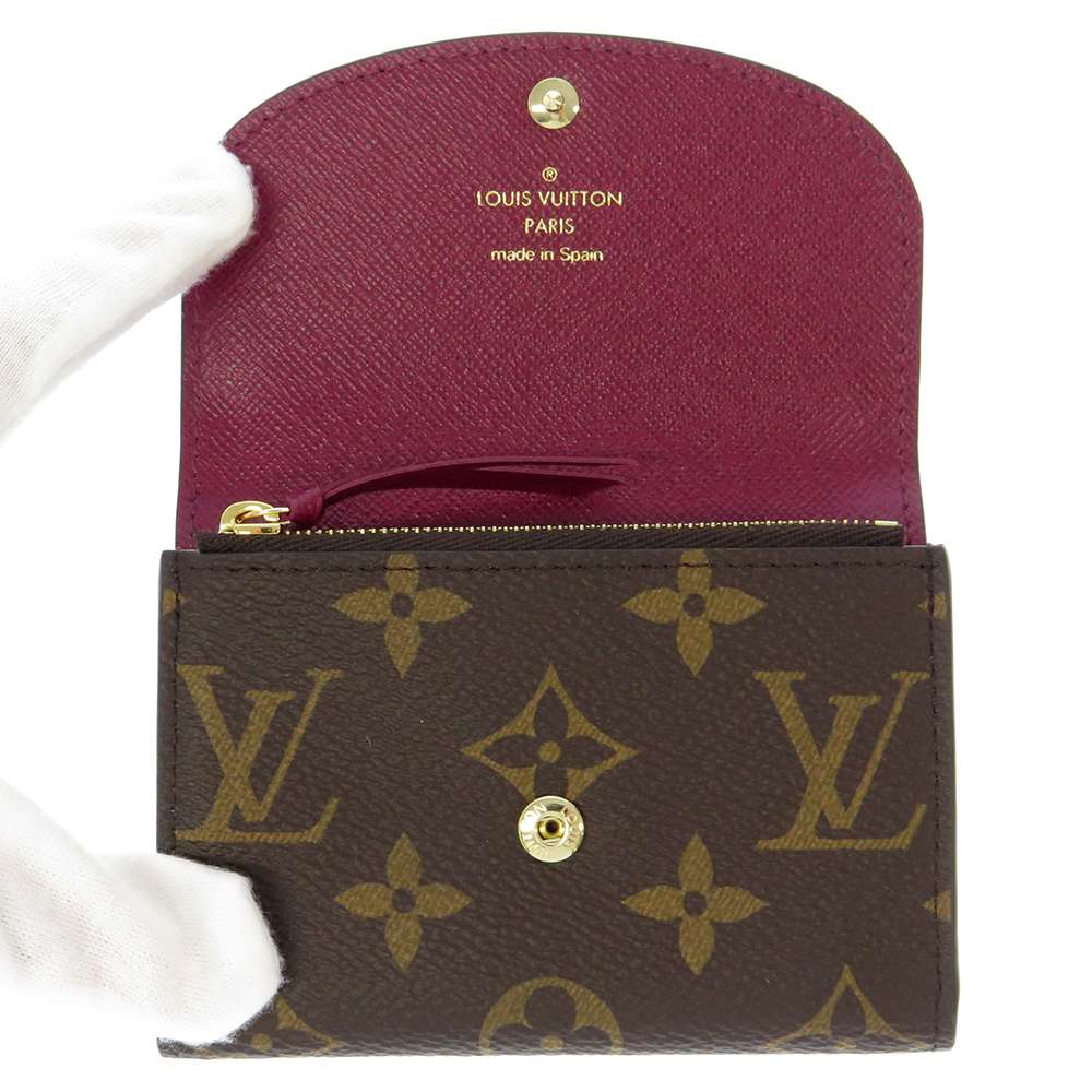 LOUIS VUITTON Rosalie Coin Purse FuchsiaM41939 Monogram