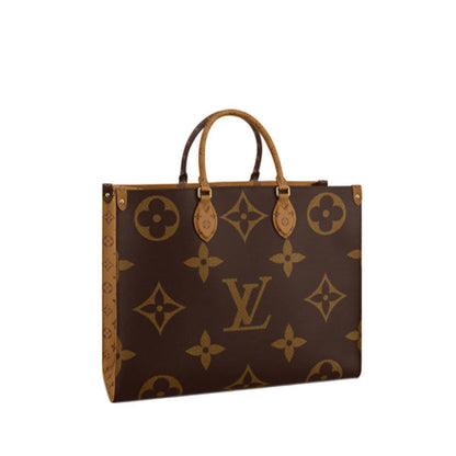 Louis Vuitton On The Go GM Giant Monogram Canvas Tote Bag