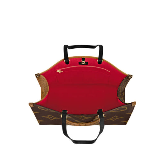 Louis Vuitton On The Go GM Giant Monogram Canvas Tote Bag