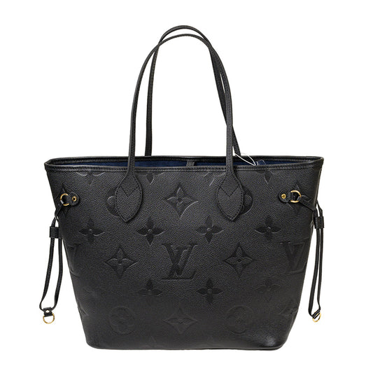 Louis Vuitton Black Neverfull MM Noir Monogram Shoulder Bag