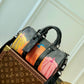 M46437 x YK Keepall 25 Monogram Eclipse Reverse black