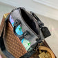 M46437 x YK Keepall 25 Monogram Eclipse Reverse black