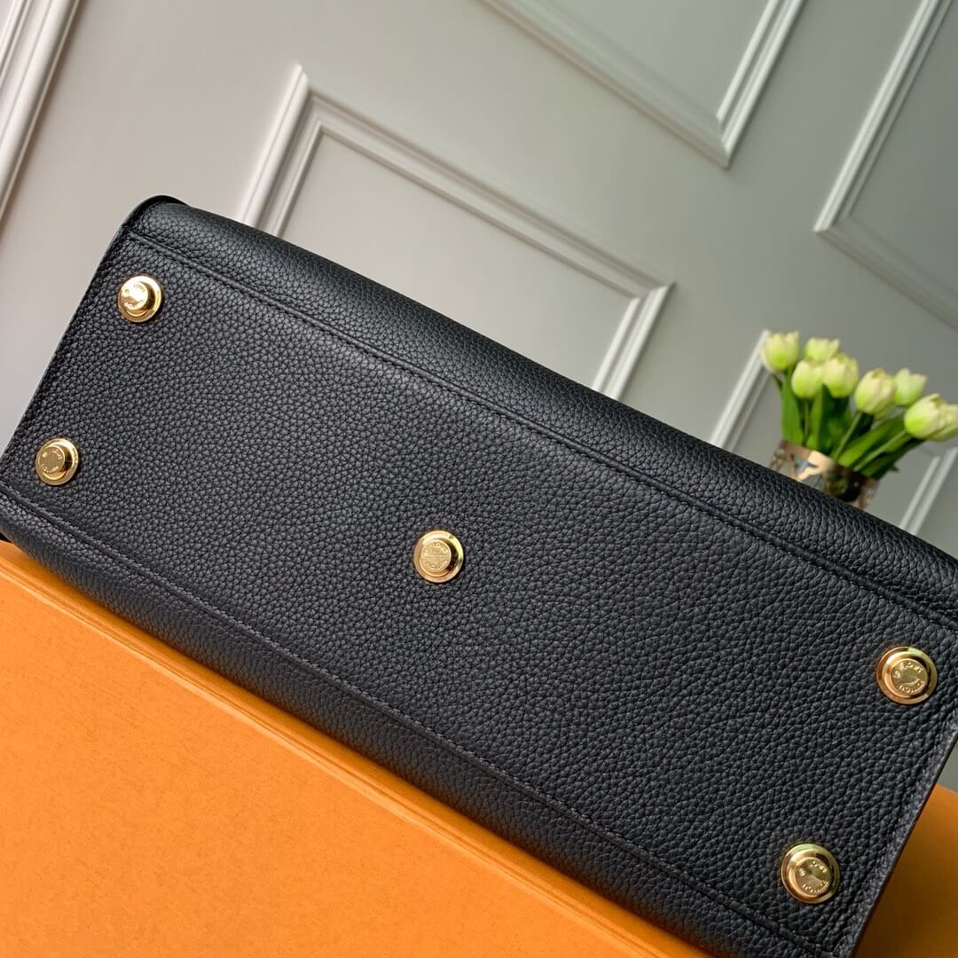 M53823 ON MY SIDE Monogram 30.5cm black yellow