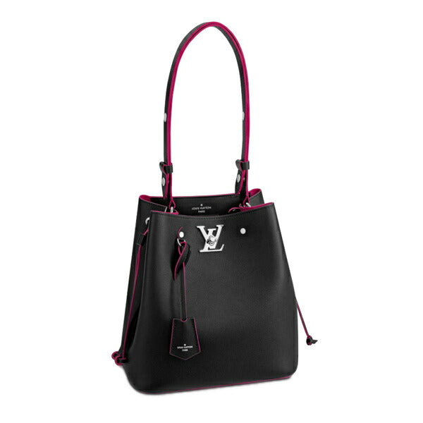 Louis Vuitton LockMe Bucket Shoulder Bag Noir