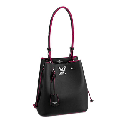 Louis Vuitton LockMe Bucket Shoulder Bag Noir