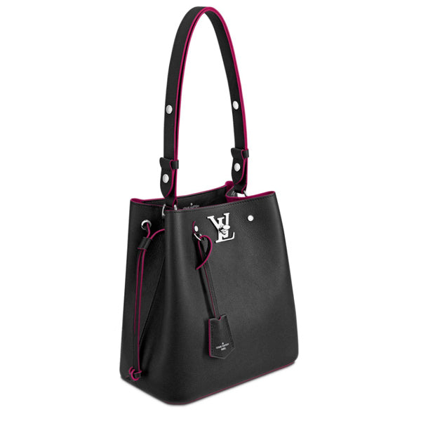 Louis Vuitton LockMe Bucket Shoulder Bag Noir