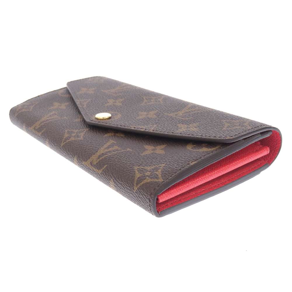 LOUIS VUITTON Portefeuille Sarah CoquelicotM62236 Monogram