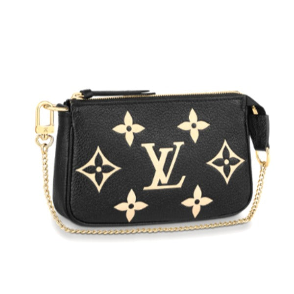 Louis Vuitton Mini Pochette Accessoires Monogram Implant Leather