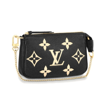 Louis Vuitton Mini Pochette Accessoires Monogram Implant Leather