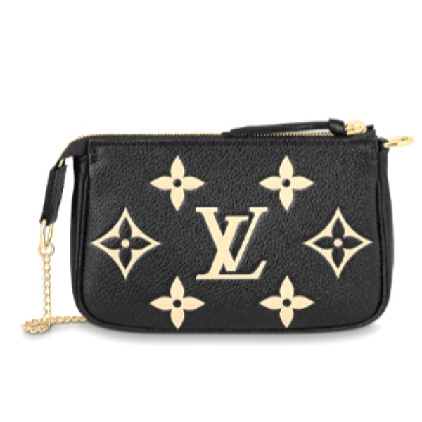 Louis Vuitton Mini Pochette Accessoires Monogram Implant Leather
