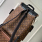 M93489 Christopher PM 41cm Monogram black/Crocodile pattern