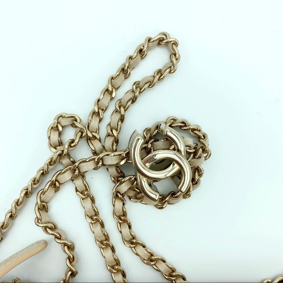 CHANEL 2020SS Pouch on Chain multiple-way bag