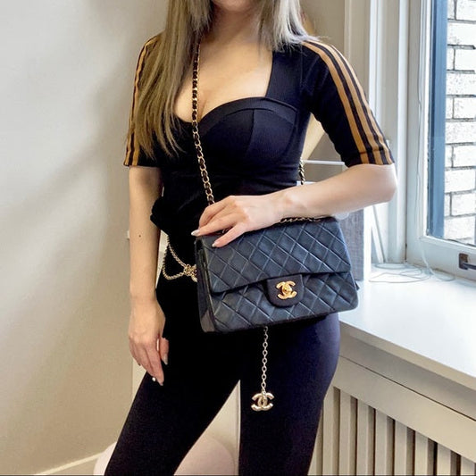Chanel 24K Gold Classic Flap medium size