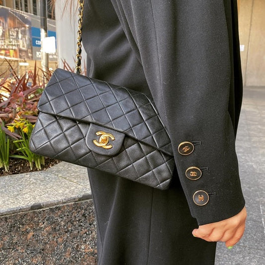 Chanel 24K Gold Classic Flap medium size