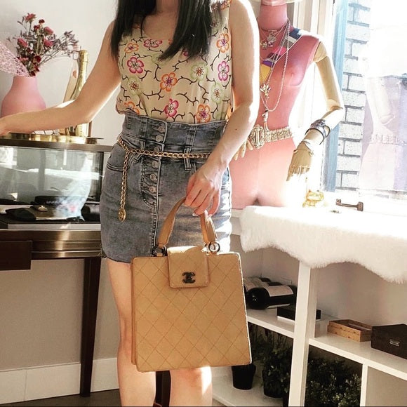 CHANEL   silk top