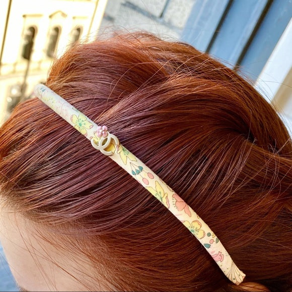 CHANEL Camellia hair band