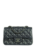 Chanel Dark Navy Caviar Rectangular Mini Flap
