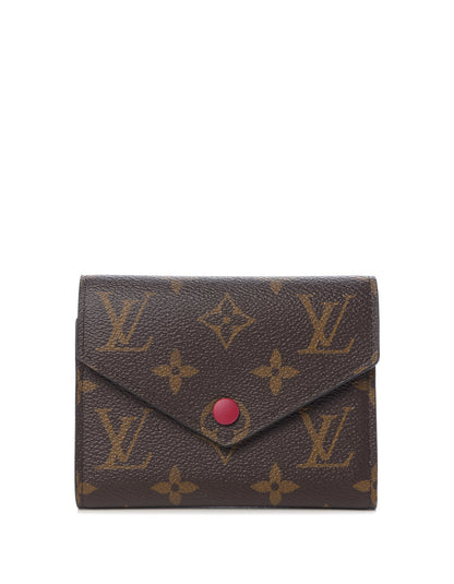 Louis Vuitton Monogram/ Fuchsia Victorine Wallet