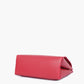 Maroon mini top-handle bag