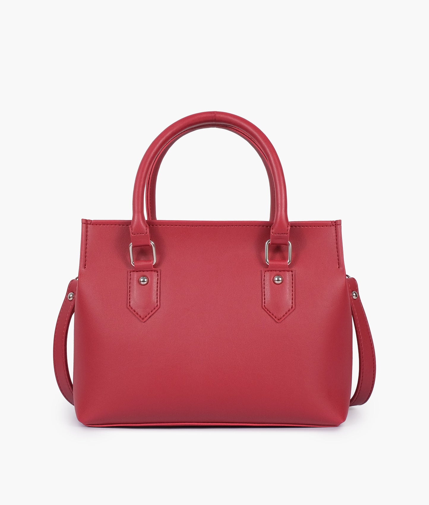 Maroon small satchel bag