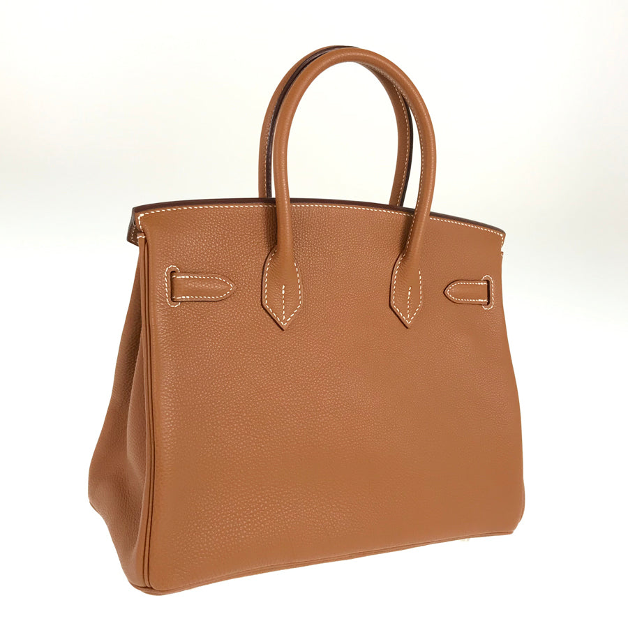 HERMES ?I carved seal SilverHardware made in 2005 Handbag