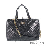 CHANEL Matelasse 2WAY Chain Shoulder   Processing Gold Hardware Tote Bag