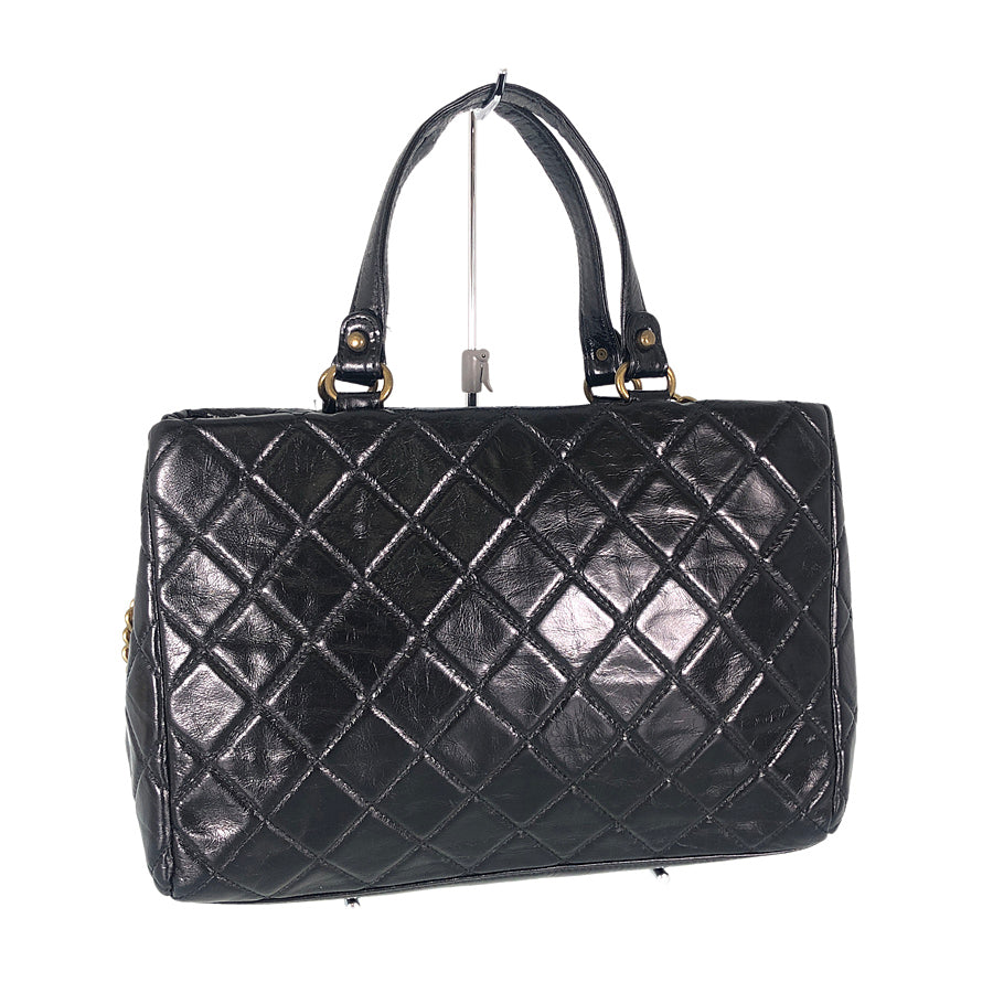 CHANEL Matelasse 2WAY Chain Shoulder   Processing Gold Hardware Tote Bag