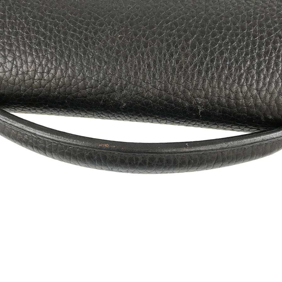 HERMES Sac Adepeche 27 ?N engraved SilverHardware made in 2010 Briefcase